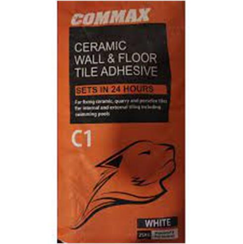 چسب کاشی پودری کومکس (COMMAX) - 25 کیلویی